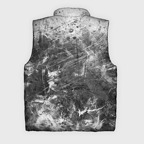 Мужской жилет Абстракция - серый дым / 3D-Светло-серый – фото 2