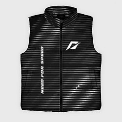 Мужской жилет Need for Speed metal game lines, цвет: 3D-черный