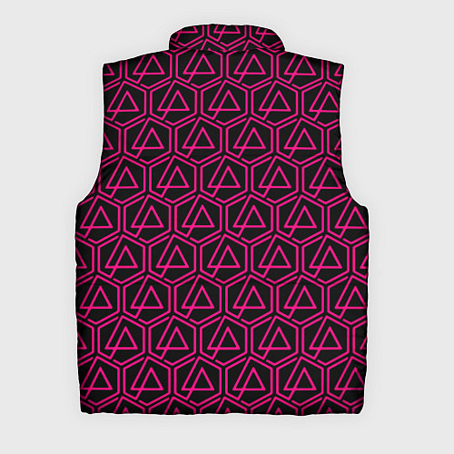 Мужской жилет Linkin park pink logo / 3D-Красный – фото 2