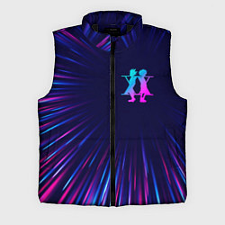 Мужской жилет Hunter x Hunter neon blast lines, цвет: 3D-черный