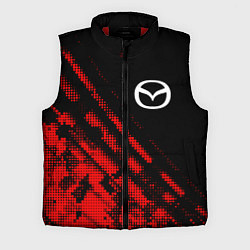 Мужской жилет Mazda sport grunge, цвет: 3D-красный