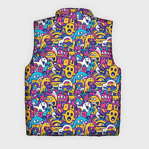 Мужской жилет Привидения весёлые / 3D-Красный – фото 2