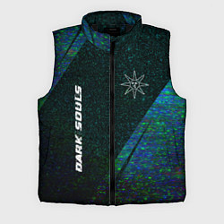 Мужской жилет Dark Souls glitch blue, цвет: 3D-черный