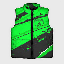 Мужской жилет Lamborghini sport green, цвет: 3D-черный