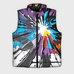 Мужской жилет Кляксы краски - абстракция