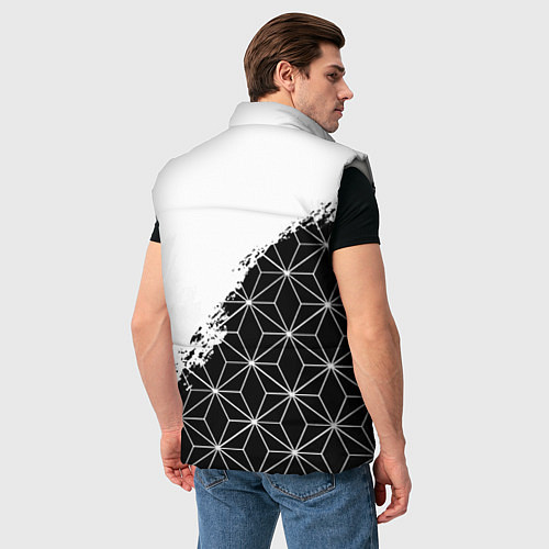 Мужской жилет Among us mobile game retro / 3D-Светло-серый – фото 4