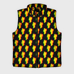 Мужской жилет Billie Eilish glitch pattern