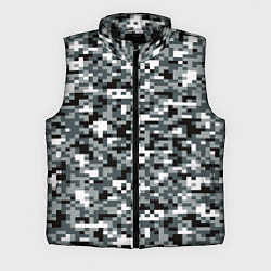 Мужской жилет Камуфляжные пиксели текстура