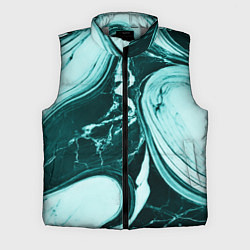 Мужской жилет Бирюзовый мрамор