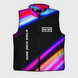 Мужской жилет Nine Inch Nails neon rock lights, цвет: 3D-черный