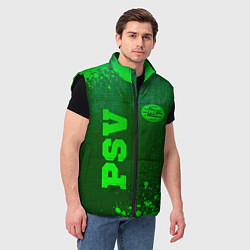 Мужской жилет PSV - green gradient вертикально, цвет: 3D-черный — фото 2