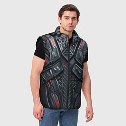 Мужской жилет Железный путешественник, цвет: 3D-черный — фото 2