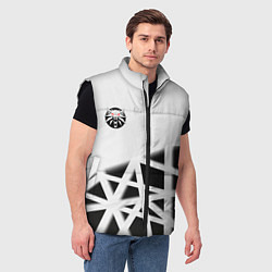 Мужской жилет The Witcher 3 logo geometry, цвет: 3D-черный — фото 2