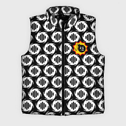 Мужской жилет Serious Sam logo pattern, цвет: 3D-светло-серый
