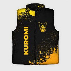 Мужской жилет Kuromi - gold gradient вертикально