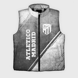 Мужской жилет Atletico Madrid - grey gradient вертикально, цвет: 3D-черный