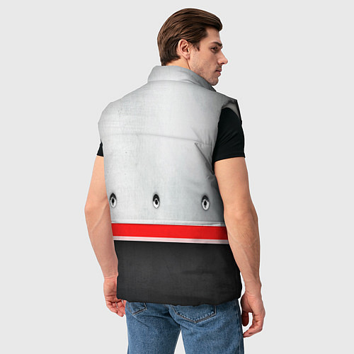 Мужской жилет Audi metal sport / 3D-Светло-серый – фото 4