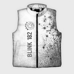 Мужской жилет Blink 182 - white gradient по-вертикали