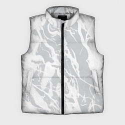 Мужской жилет Светлый серый абстракция, цвет: 3D-светло-серый