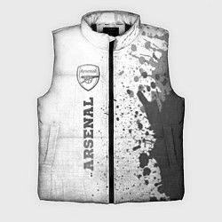 Мужской жилет Arsenal - white gradient по-вертикали, цвет: 3D-черный