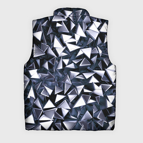 Мужской жилет Взрыв геометрических треугольников / 3D-Красный – фото 2