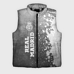 Мужской жилет Real Madrid - grey gradient по-вертикали, цвет: 3D-черный