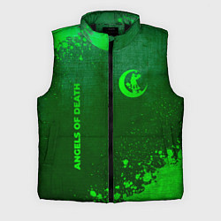 Мужской жилет Angels of Death - green gradient вертикально