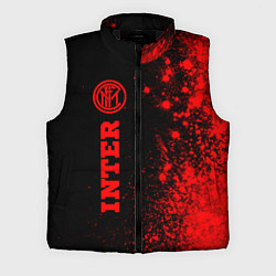 Мужской жилет Inter - red gradient по-вертикали