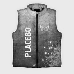 Мужской жилет Placebo - grey gradient вертикально, цвет: 3D-черный