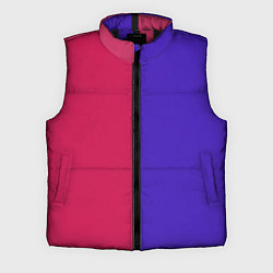 Мужской жилет Полосы фуксия, фиолетовый и черный