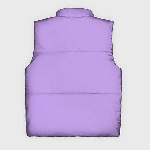 Мужской жилет Эмоция страха - сиреневый / 3D-Светло-серый – фото 2