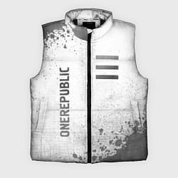 Мужской жилет OneRepublic - white gradient вертикально