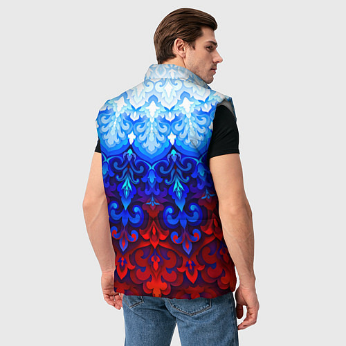 Мужской жилет Душа моя Россия 1 / 3D-Светло-серый – фото 4