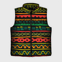Мужской жилет Ethnic ornament on black
