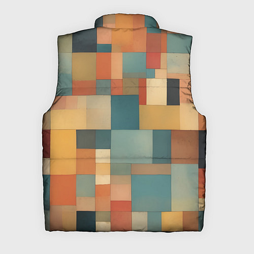 Мужской жилет Inspired by Paul Klee / 3D-Красный – фото 2