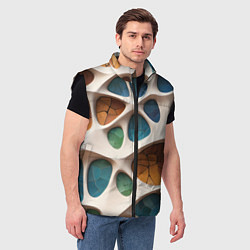 Мужской жилет Вдохновлено Антонио Гауди, цвет: 3D-черный — фото 2