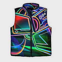 Мужской жилет Неоновая психоделика геймер