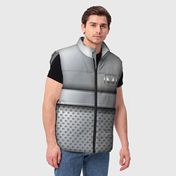Мужской жилет Honda metal, цвет: 3D-светло-серый — фото 2