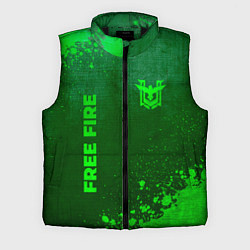 Мужской жилет Free Fire - green gradient вертикально, цвет: 3D-черный