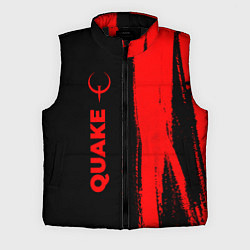 Мужской жилет Quake - red gradient по-вертикали, цвет: 3D-черный