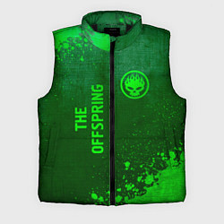Мужской жилет The Offspring - green gradient вертикально, цвет: 3D-черный