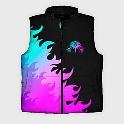 Мужской жилет Король и Шут неоновый огонь