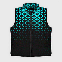 Мужской жилет Геометрический градиент - чёрно-синий