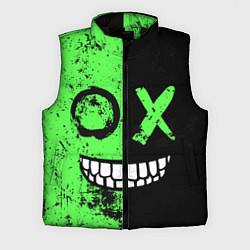 Мужской жилет Кислотный злобный смайлик