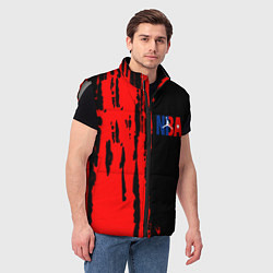 Мужской жилет NBA краски, цвет: 3D-светло-серый — фото 2