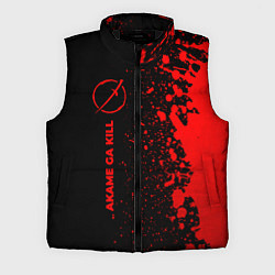 Мужской жилет Akame ga Kill - red gradient по-вертикали