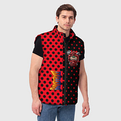 Мужской жилет Doom pattern steell, цвет: 3D-черный — фото 2