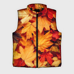 Мужской жилет Осенние кленовые листья