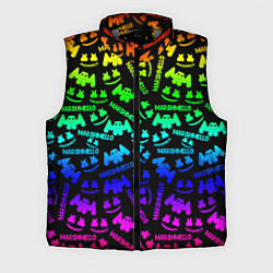 Мужской жилет Marshmello neon steel pattern