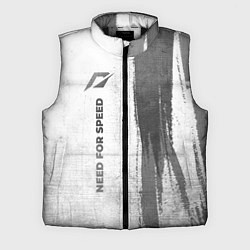 Мужской жилет Need for Speed - white gradient по-вертикали